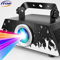 Lumière laser d'animation RVB pleine couleur DMX512 Modèle 3D XHY-DHJGD02TX pour concert, scène, événement, spectacle