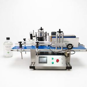 Etiquetadora Automática para Botellas Redondas de Vino y Licores, Aplicación de Etiquetas en el Cuello y el Cuerpo de la Botella, Función de <span class=keywords><strong>Doble</strong></span> Etiqueta, Máquina de Empaquetado de <span class=keywords><strong>Alcohol</strong></span> - Product Image 2