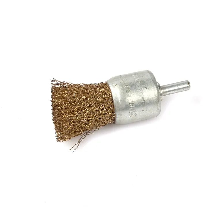 factory cheap price cepillo de alambre para taladro stainless steel wire end brush crimped wire curve brush