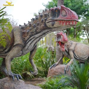 Populaire Dinosaurus Sculptuur Realistische Animatronic Dinosaurus Model Voor Park - Product Image 1