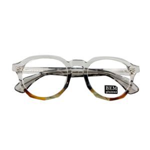 Asetat düzensiz gözlük çerçeve kadınlar 2025 Vintage yuvarlak gözlük yüksek kaliteli gözlük moda optik gözlük - Product Image 6