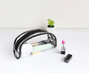 Wholesale Stylish PVC Zipper Skincare Pouch Large Capacity Custom Logo Printed Makeup <strong>Bag</strong> ODM <strong>Cosmetic</strong> <strong>Bag</strong> Stylish <strong>Manufacturer</strong> - Product Image 2