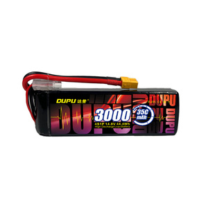 Bateria Lipo RC de Alta Capacidade e Peso Leve 3000mah 5.2ah 11.1v 14.8v 22.2v 35C 60C para Helicóptero RC - Product Image 2