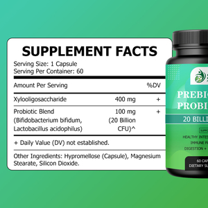 Factory Direct Prebiotic Probiotic Capsules with Supports Digestive Regularity Prebiotics Support a Balanced Gut Microbiome - Product Image 2
