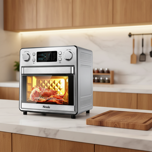 Nueva Freidora de Aire Cuadrada Newle de 15L, 1600W, Acero Inoxidable, Horno Tostador de Convección 24 en <span class=keywords><strong>1</strong></span> con Pantalla Digital LED, 230V ° Temporizador de 90 minutos con temperatura máxima C - Product Image 2