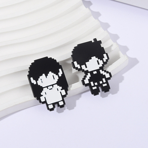 Pin Enamel Figur Pixel Game RPG Anime Cosplay Omori Hero Sunny Bros Logam Lencana Kerah Perhiasan Lucu Hadiah untuk Penggemar Teman - Product Image 2