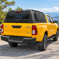 Capot de benne en aluminium à fixation sans perçage pour Toyota Hilux Revo 3 portes avec feu stop intégré