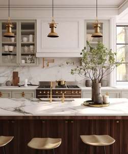 Precio de fábrica Armarios de cocina completos Juego de muebles Diseño de gabinetes de cocina personalizados modernos - Product Image 3