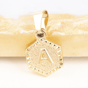 Colgante de Acero Inoxidable con Letra Inglesa 26A, Accesorio Decorativo DIY, Colgante Personalizado - Product Image 6