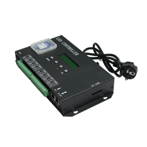 Controlador de Píxeles LED H807SA de 8 Puertos Artnet <span class=keywords><strong>DMX</strong></span> a SPI, Compatible con Tarjeta SD, Consola DMX512, Iluminación de Escenario LED, Pista de Baile, Tira de Luces LED - Product Image 3