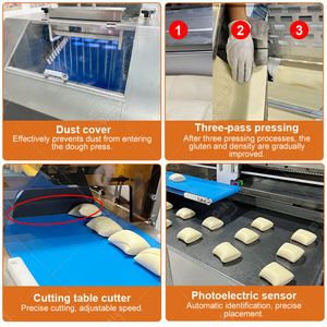 Linea di Produzione Automatica <span class=keywords><strong>per</strong></span> Pane in Cassetta, Macchina <span class=keywords><strong>per</strong></span> Pane al Latte e Toast, Piccola Macchina <span class=keywords><strong>per</strong></span> Panini Hot Dog, Attrezzatura da Panetteria - Product Image 4
