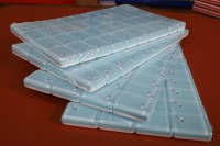Tuiles de Mahjong Bleues, Tuiles de Mahjong Américaines, Ensemble de Tuiles de Mahjong Papillon Pastel, Tuiles de Mahjong Fleur de Pétale, Tuiles de Mahjong Papillon Tigre