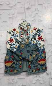 Chaqueta larga Tie Dye Suzani TNT para mujer, estilo bohemio, gitano, Crewel, ideal para primavera, festivales, regalo especial. - Product Image 2