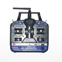 Kit de contrôleur RC FlySky CT6B 2.4G 6 canaux avec récepteur R6B pour hélicoptère RC de taille 450 500, pièces de construction pour hobby