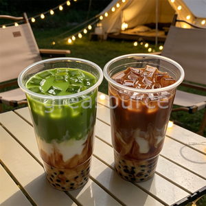 ชาไทยพลาสติกขนาด 1000 มล. แบบจำลองรักษ์โลก 2 แบบ สำหรับชานมไข่มุก ทาปิโอก้า โบบา เครื่องดื่มพรีเมียม ของตกแต่งร้านกาแฟ โชว์อาหาร - Product Image 6