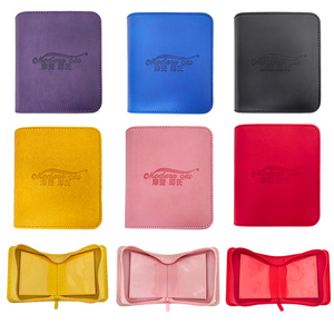 Modernqiu Raccoglitore per <span class=keywords><strong>Carte</strong></span> TCG Personalizzato con Design a Tasca Singola, in Pelle con Logo Goffrato, Album Colorato per <span class=keywords><strong>Carte</strong></span> - Product Image 3