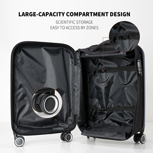 <span class=keywords><strong>Maleta</strong></span> de Viaje <span class=keywords><strong>Plegable</strong></span> de 20 Pulgadas <span class=keywords><strong>con</strong></span> Carcasa Rígida de ABS, Diseño de Almacenamiento Expandible, Ligera, <span class=keywords><strong>con</strong></span> <span class=keywords><strong>Ruedas</strong></span> Giratorias - Product Image 5