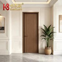 Portes intérieures modernes en bois massif composite MDF mélaminé polymère, isolation phonique, construction durable, garantie 1 an, pour salle à manger et appartement