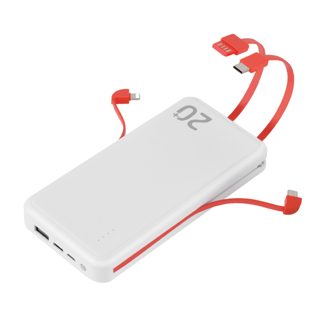 Hot Selling New Three Input Ways Fully 20000mah OEM Powerbank Travel Charging Power Banks