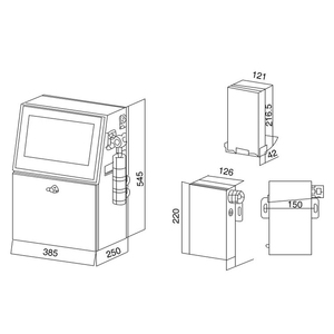 طابعة بيج الصناعية لترميز ووضع علامات عالية الدقة على مواد مختلفة - Product Image 6