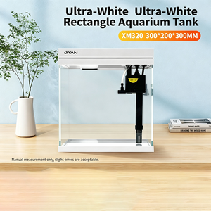 Aquarium Écologique en Verre Ultra-Clair - Bassin à Poissons de Bureau à Changement d'Eau Facilité - Product Image 1