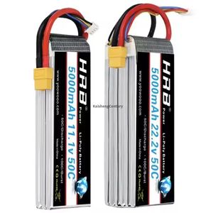 Batterie LiPo HRB 3300 mAh 2S-6S 22,2 V 100C XT60 à décharge élevée pour voiture RC, drone FPV – Vente chaude - Product Image 5