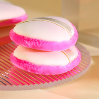 Éponge de beauté professionnelle en PU avec design double face doux pour le fond de teint, le correcteur et la poudre de maquillage