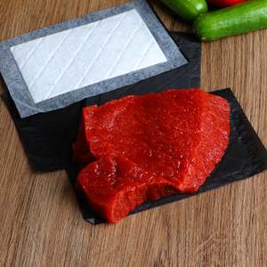 Film absorbant perforé 180x100mm 4X7 en PE+PULP+SAP+NON-TISSÉ pour emballage de viande, application industrielle avicole et alimentaire, impression d'emballages - Product Image 3