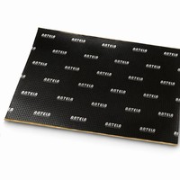 Tapis insonorisant pour voiture en aluminium et caoutchouc butyle ANTELA, plaque d'amortissement acoustique pour l'insonorisation automobile