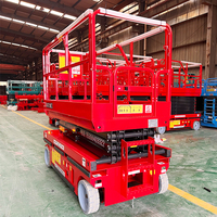 Hochwertige 6m 12m Elektrische Hydraulische Kleine Mini-Personenhebebühne Tragbare Mobile 4,5kW Scherenhebebühne