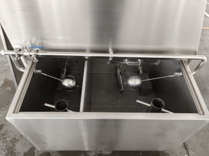 Fully Automatic Meat Trolley Washer 200L <strong>Bin</strong> Washing Machine PLC Touch Screen Control Industrial Trolley <strong>Cleaner</strong> CE - Product Image 3