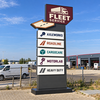Panneaux publicitaires personnalisés de haute qualité avec logo, signalétique LED de qualité, boîtes lumineuses de signalisation directionnelle