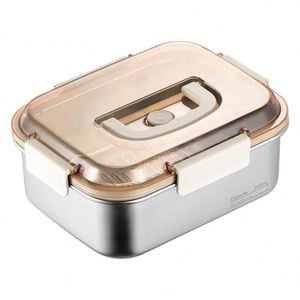 Stainless Steel Food Grade Sealed Preservation Box <b>Refrigerator</b> Storage Microwave Lunch Box Freezing Portable - Product Image 5