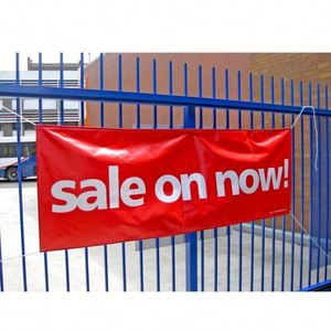 Bannière publicitaire en vinyle PVC d'extérieur 13oz 18oz, personnalisable avec logo, tailles 2x5, 2x8, 4x8FT, prix abordable, promotion 2024 - Product Image 5