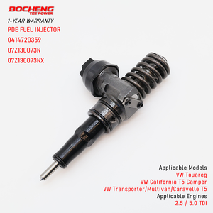 หัวฉีดน้ำมันเชื้อเพลิง 0414720359 ปั๊มหัวฉีด 07Z130073N 0414720309 0986441578 สำหรับรถยนต์ VW Transporter T5 Multivan Touareg 2.5 5.0 TDI - Product Image 1