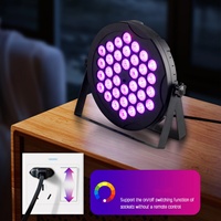 1 projecteur LED PAR 108W, éclairage de scène DMX512 RGBW, éclairage DJ