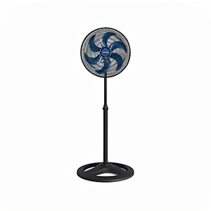 Ventilador de Torre de 10 Pulgadas con 5 Aspas, Pedestal de Plástico de Alta Velocidad, 110V, Encendido Manual, Eléctrico, para Hogar y Garaje - Product Image 1