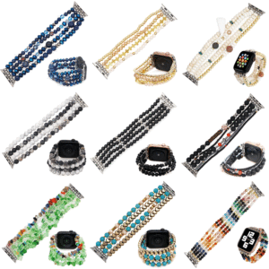 <span class=keywords><strong>2022</strong></span> nueva llegada Boho piedras semipreciosas personalidad joyería con cuentas para elegante <span class=keywords><strong>Apple</strong></span> <span class=keywords><strong>Watch</strong></span> Band - Product Image 6