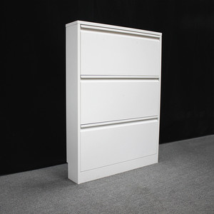 Zapatero moderno para el hogar, estante de acero extensible convertible, armario duradero de <span class=keywords><strong>madera</strong></span> <span class=keywords><strong>MDF</strong></span> portátil para muebles de sala de estar - Product Image 4