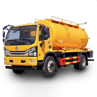 Camion de traitement des eaux usées Dongfeng Jincheng 12 mètres cubes, transmission automatique, Euro 6, essence <150 ch