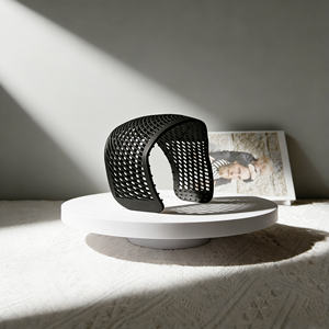 ムスリム女性用ナイロン製幾何学模様軽量ヒジャブクラウン卸売滑り止めタジアンダーキャップ - Product Image 3