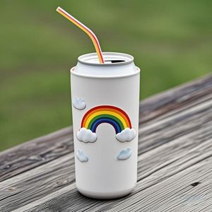 Houseboat Silk Screen Print Custom Neoprene Soft <b>Can</b> <b>Cooler</b> Beverage Beer Sleeve for Party Blank Insulated 12oz 16oz <b>Can</b> <b>Cooler</b> - Product Image 2