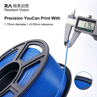Filamen TPU 95A 3D Glossy Kompatibel Kecepatan Tinggi 1kg TPU PLA PETG Filamen Printer 3D Cepat untuk Mesin 3D yang Efisien