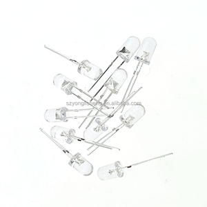 <span class=keywords><strong>Stock</strong></span> de 1000pcs F5 5mm LED Redondos Blancos, Rojos, Verdes, Azules, Amarillos, Transparentes, Súper Brillantes, Diodos Emisores de Luz - Product Image 3