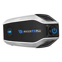 Casque Moto Circum-auriculaire TNICER T5 Plus IP67 Étanche avec Réduction de Bruit ENC et APT-X pour Motards