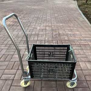 Có thể gập lại thu hoạch Wagon-4-bánh xe di động giỏ hàng cho nhà kính rau & trái cây chọn - Product Image 2