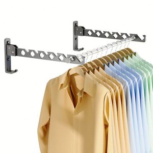 Aluminium Golden Organizer Multifunctional Ceiling Cloth <b>Rack</b> <b>Drying</b> Foldable <b>Drying</b> <b>Rack</b> <b>Clothes</b> Wire Hanger Set for <b>Clothes</b> - Product Image 3