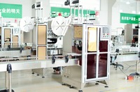 Étiqueteuse efficace de manchon et applicateur d'étiquetage de manchon pour boissons protéinées en bouteille et en conserve