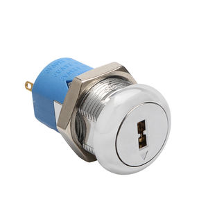 JK217 19MM 5000 Combinación de llaves DPDT 2NO 2NC Interruptor de llave Bloqueo de llaves de aleación de zinc Selector Bloqueo de llave de enganche giratorio - Product Image 1