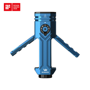 Lampe d'outillage 5-en-1 WURKKOS HD02 PRO 3200LM 330M CRI90 avec faisceau large, UV 660nm, rouge 520nm, base magnétique 21700 - Product Image 1